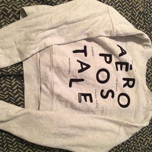 Aeropostale cream grey-ish quality sweater